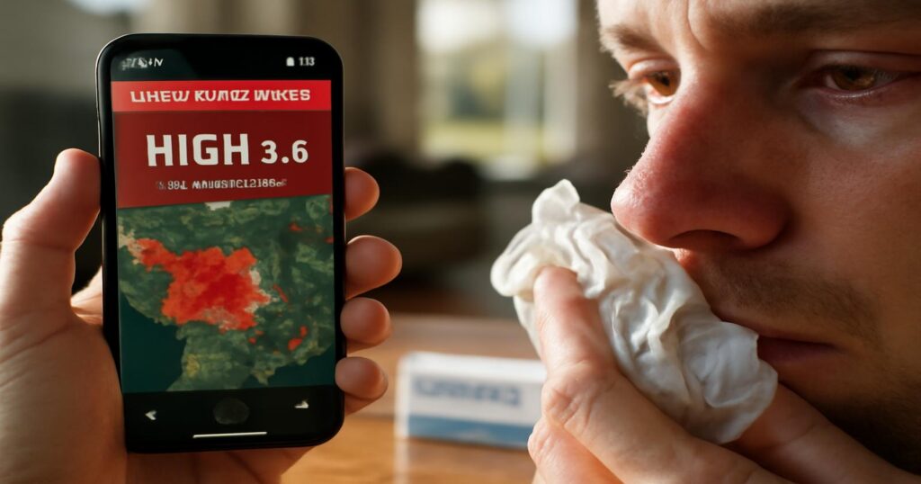 Pollen-Alarm heute: So hoch ist das Allergierisiko in Ihrer Region